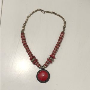 Boho asian tribal necklace jewelry outfit chain